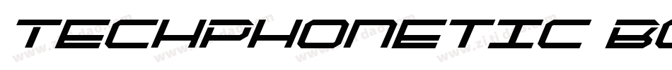 TechPhonetic Bold Italic字体转换